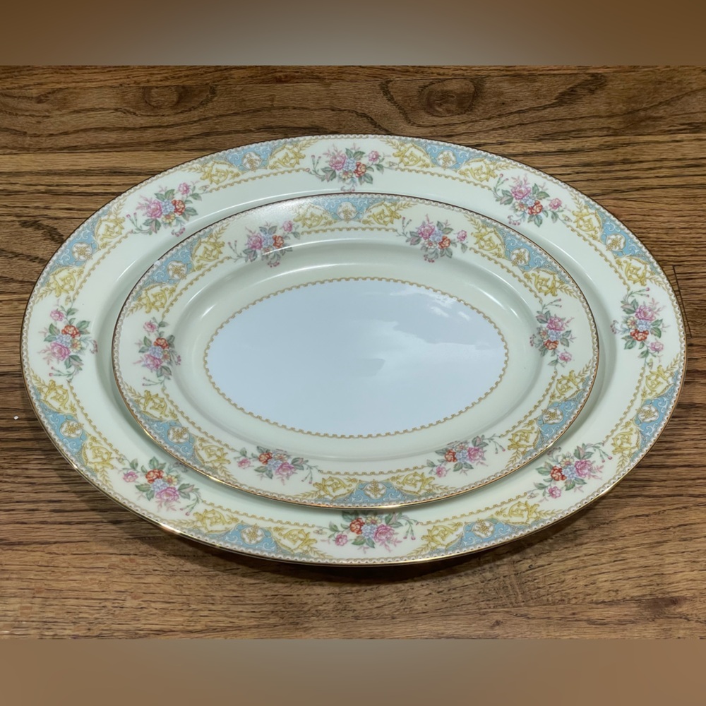 Noritake China Phoebe 2 Platters